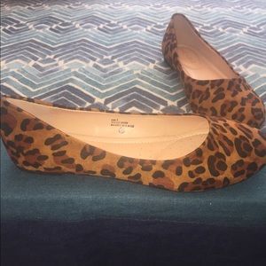 Cheetah print flats